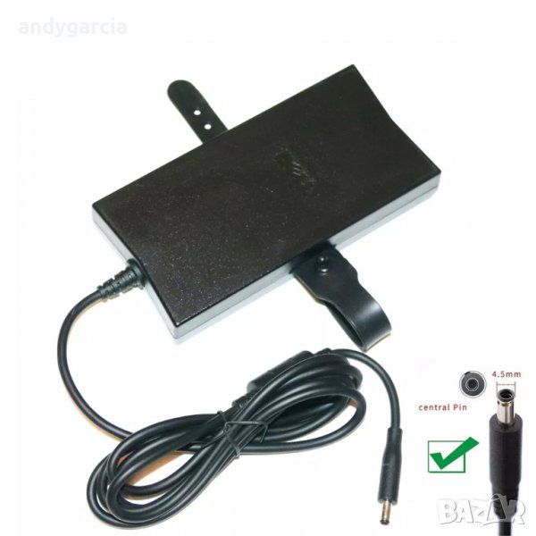 Precision 5510 5520 5530 Precision M3800 XPS 15 9530 9550 9560 9570 зарядно 4.5mm x 3.0mm, снимка 1