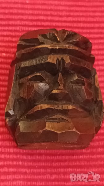 Дървена статуетка,дърворезба,бюст., снимка 1
