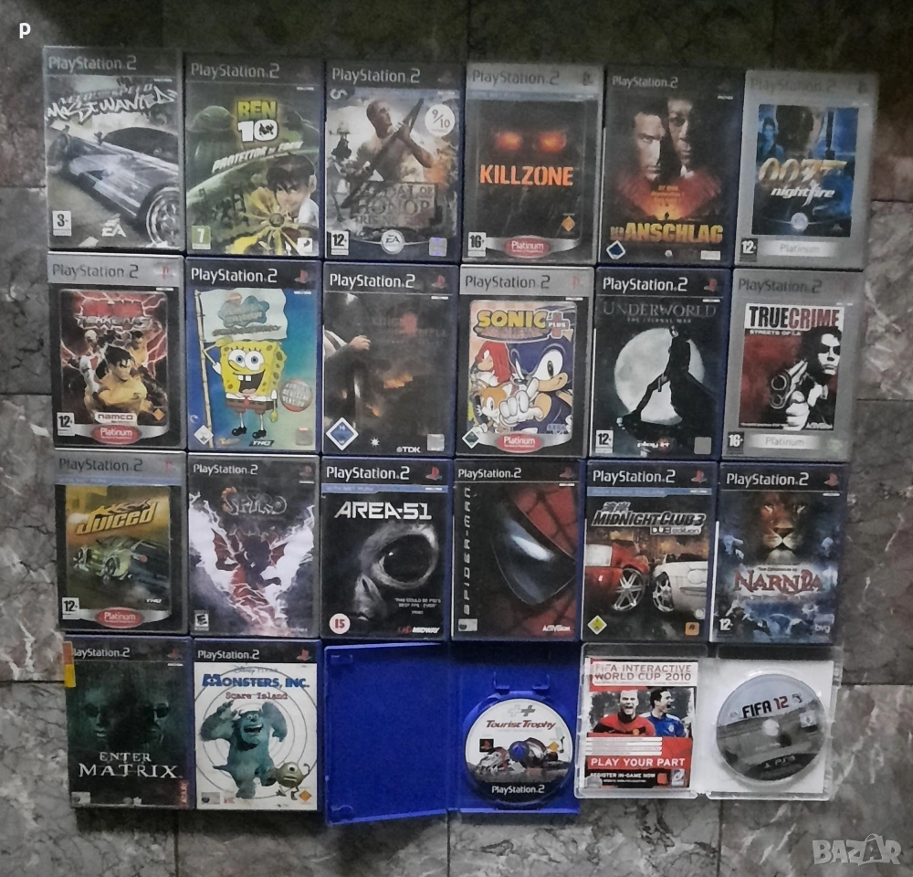 Play station 2 дискове и мемори кард, снимка 1