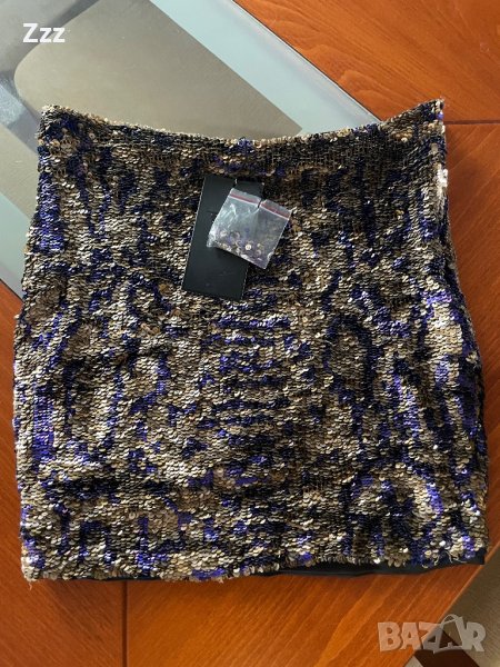 Дамска пола с пайети, снимка 1