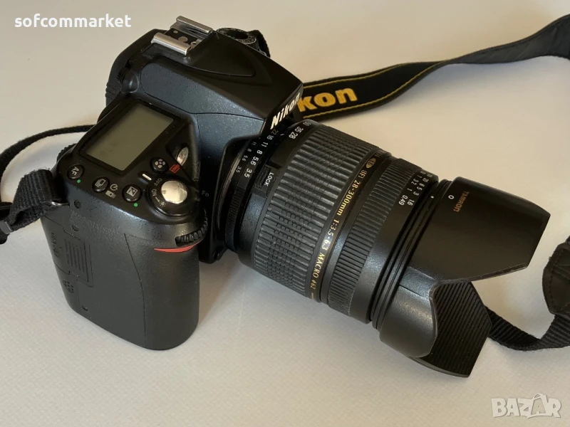 фотоапарат Nikon D90  с обектив Tamron Aspherical 28-300 mm Macro, снимка 1