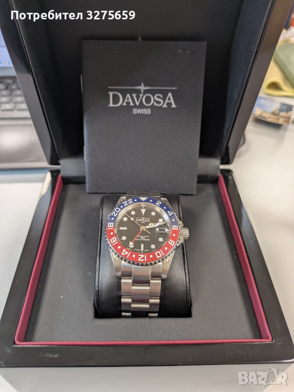 Часовник Davosa Ternos Ceramic GMT, снимка 1