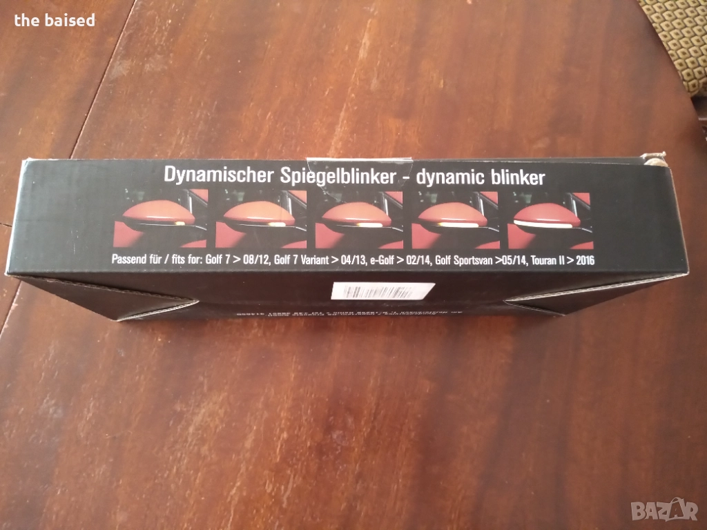 Динамични LED мигачи за огледала  - Golf 7, WV Touran, снимка 1