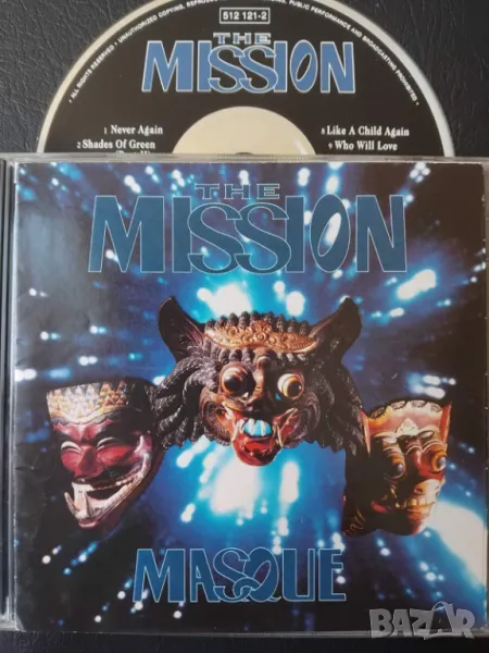 Rock, Alternative Rock - The Mission ‎– Masque - оригинален диск музика, снимка 1