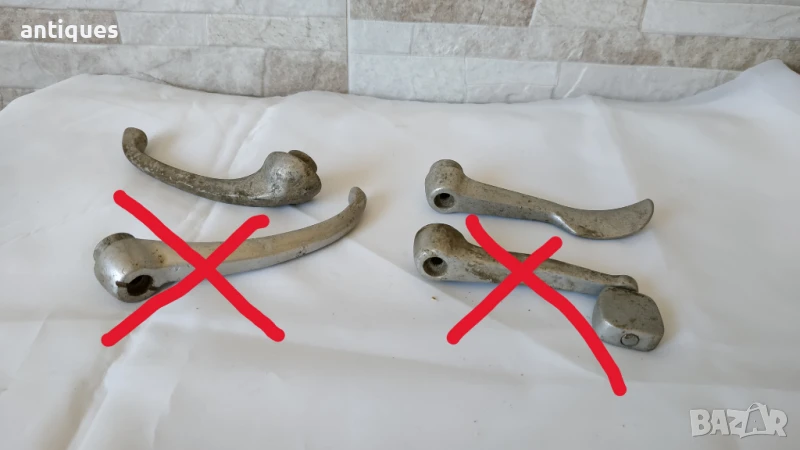 Дръжки за врати - Шкода / Skoda - Octavia - Felicia - Spartak - 1959/1960г., снимка 1