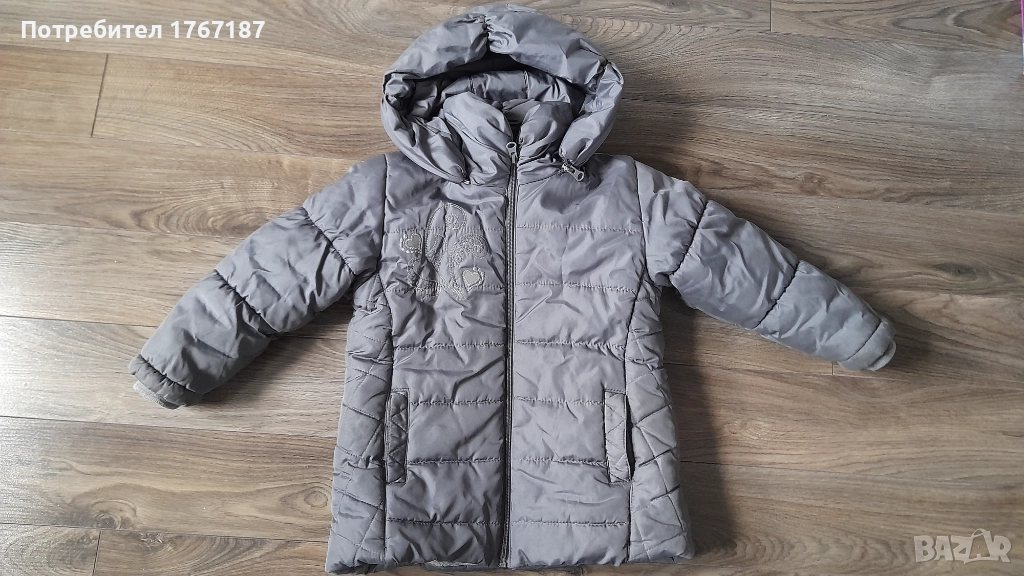 Детско зимно яке 110 см 5-6 год Много запазено , снимка 1
