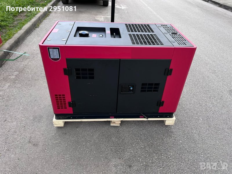 Дизел генератор 10kW, 220V, водно охлаждане, електрически старт, снимка 1
