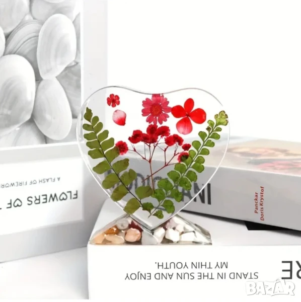 Молд сърце с поставка , снимка 1