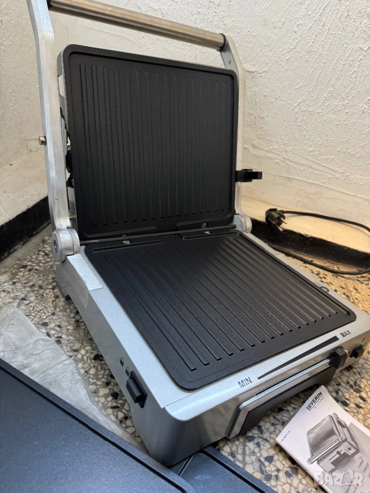 Грил Скара Severin KG 2392 1800W Сандвич, Тостер, 2 Вида Плочи, Незалепващо Покритие!, снимка 1