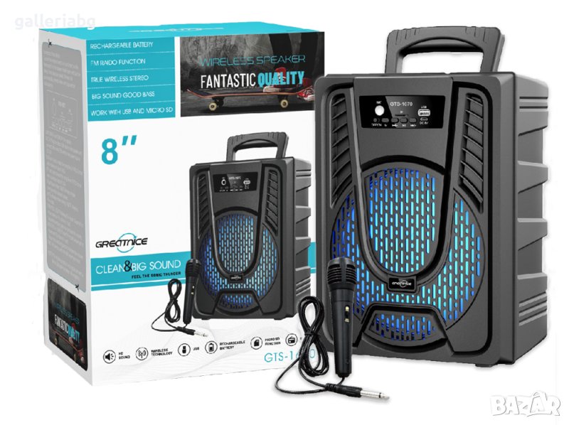 Тонколона GTS-1670 BLUETOOTH ГОВОРИТЕЛ, снимка 1