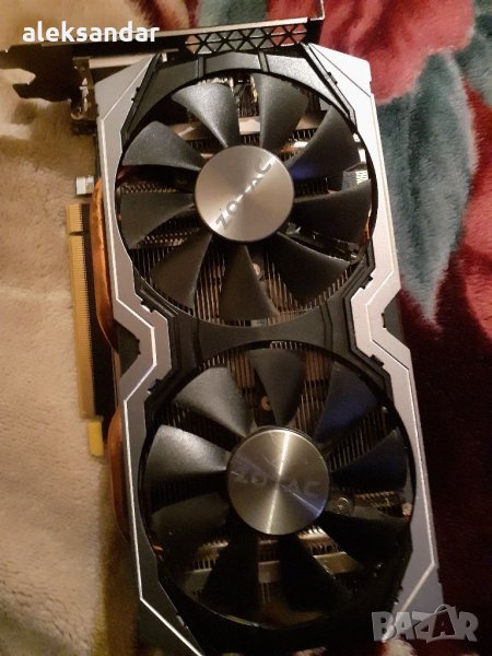 Продавам видео карта ZOTAC 1070.8GB., снимка 1