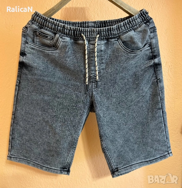 Мъжки дънкови бермуди, снимка 1