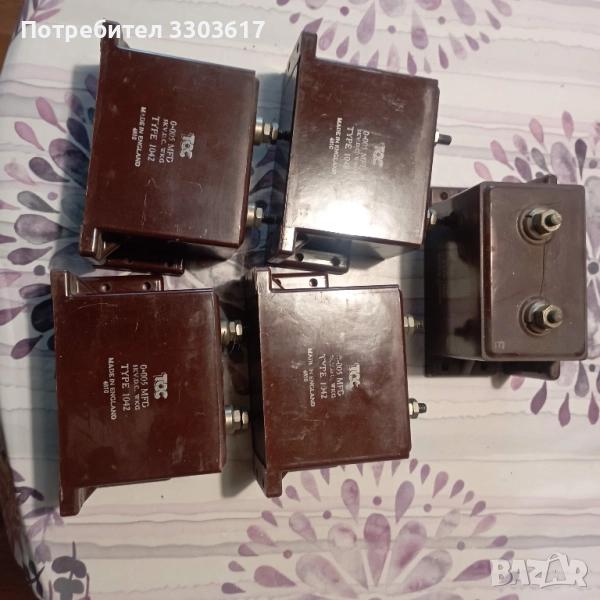 Високоволтови слюдени кондензатори, снимка 1