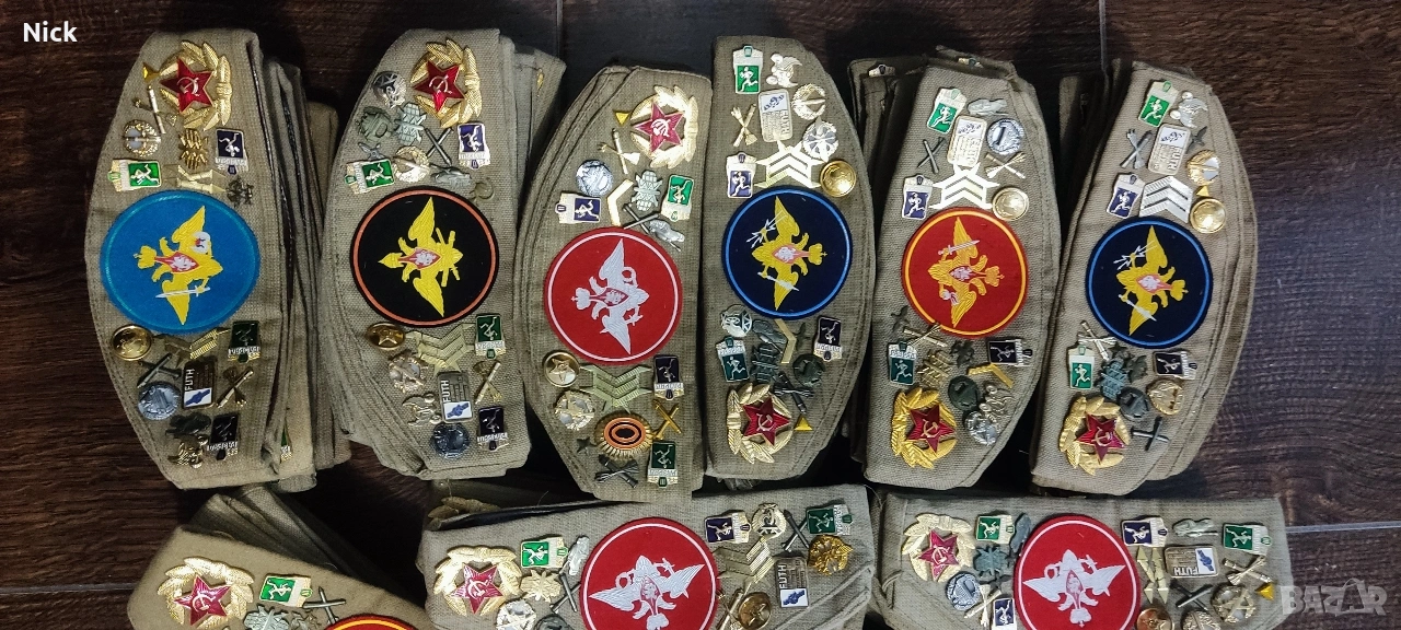 Оригинални руски шапки с истински Значки, снимка 1