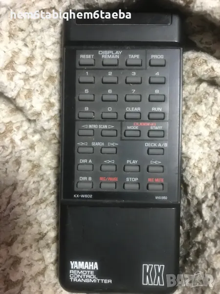 Дистанционно Yamaha KX W 602 за двукасетъчен дек , снимка 1