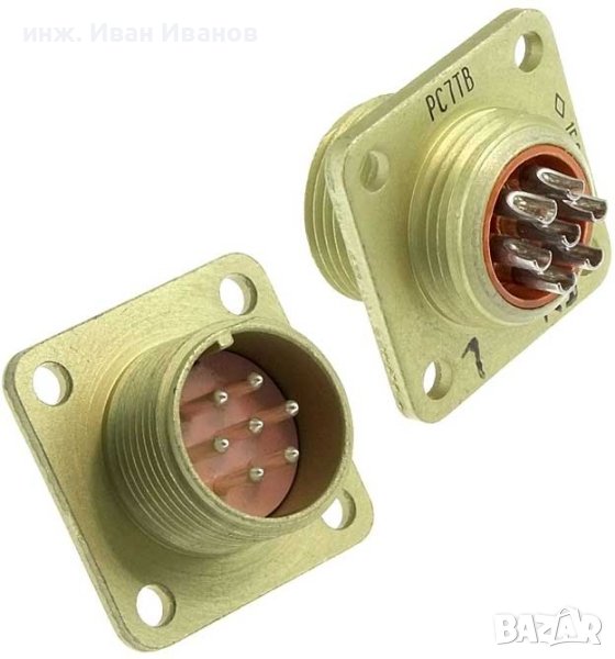 Руски съединител РС7 (вилка), снимка 1