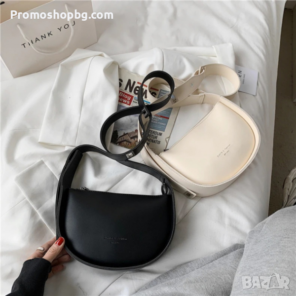 Дамска чанта през рамо с удължаваща се дръжка, снимка 1