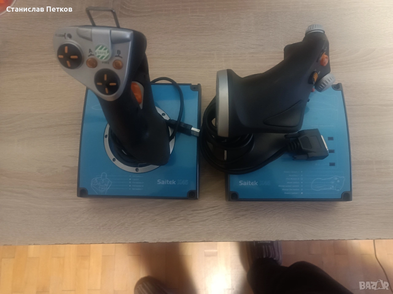 джойстик Saitek x 45 за flight simulator, снимка 1