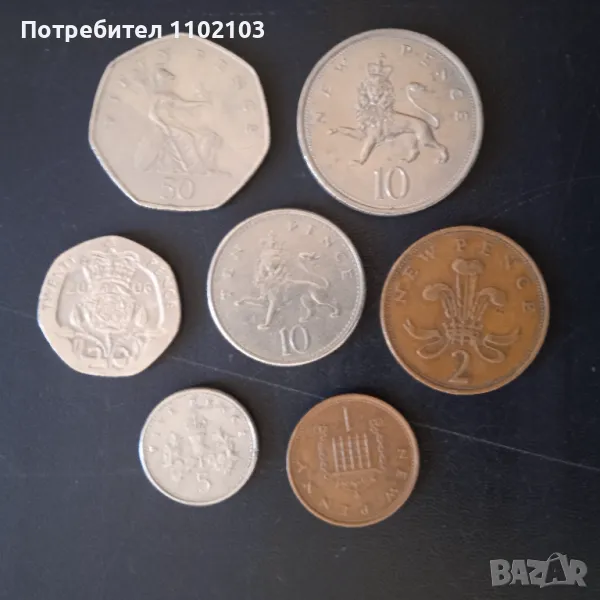 Монети Англия 3, снимка 1