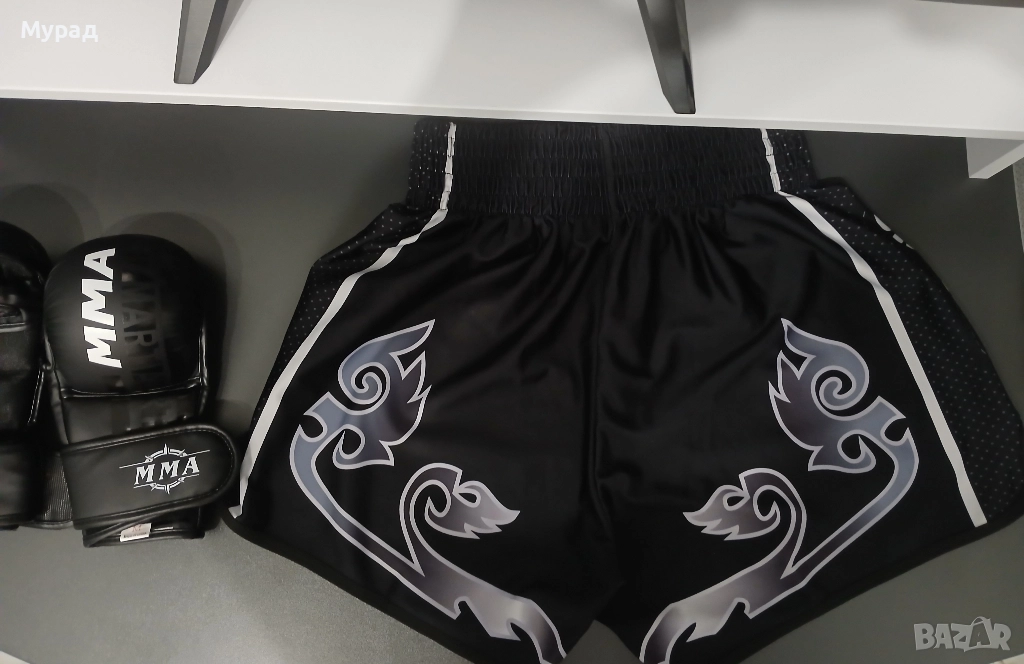 Шорти и ръкавици за мма (като нови), снимка 1