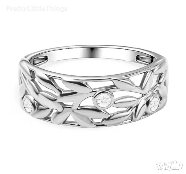 Сребърен пръстен проба 925 размер 56, снимка 1