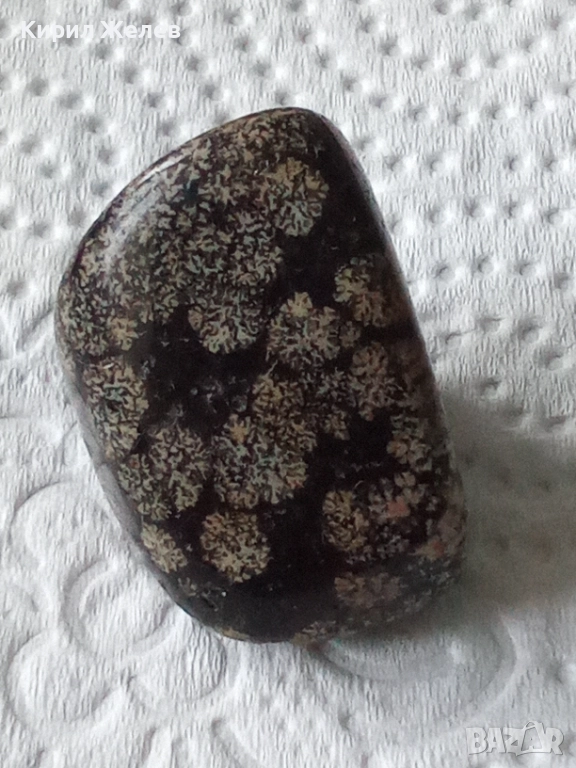 Снежен обсидиян 52575, снимка 1