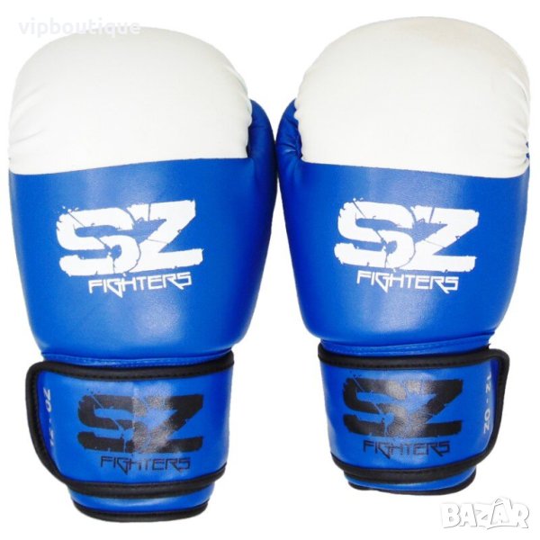 Боксови Ръкавици Gel X Lite Ест Кожа Синьо с бяло, снимка 1