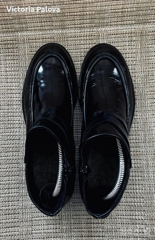 Елегантни кожени боти EMOZIONI  - италиански дизайн, снимка 1