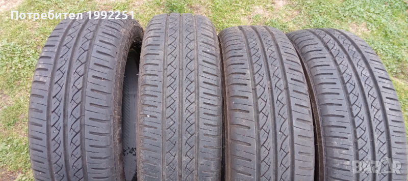 4бр летни гуми 165/65R14. Yokohama A.Drive. DOT1011. 6.5mm дълбочина на шарката. Цената е за 4бр. Вн, снимка 1