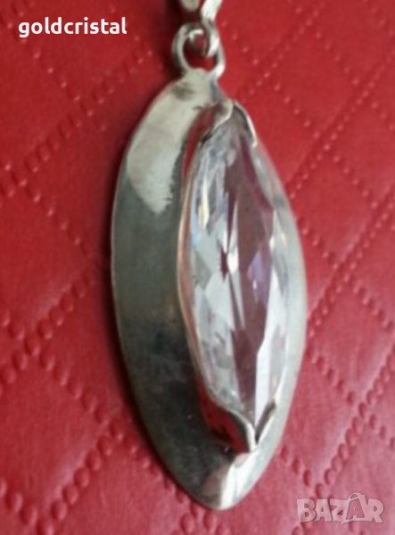 Сребърно колие , снимка 1