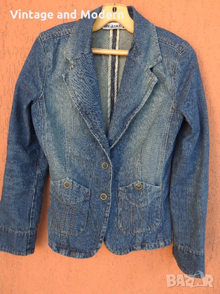 MANGO дамско дънково яке сако (L), снимка 1