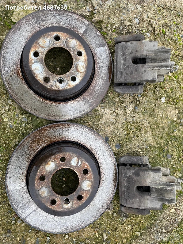 Задни дискове с апарати бмв е60 е61, снимка 1