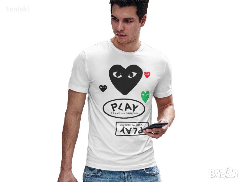 Тениски Comme des Garçons принт, снимка 1