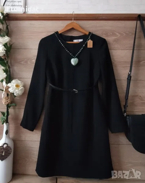Черна рокля MANGO , снимка 1