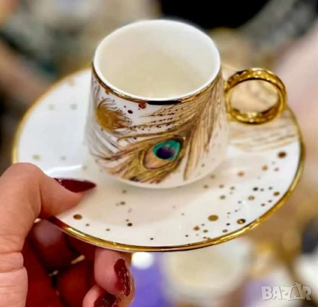 Луксозен сервиз за кафе – елегантност, която превръща всяка глътка в ритуал, снимка 1