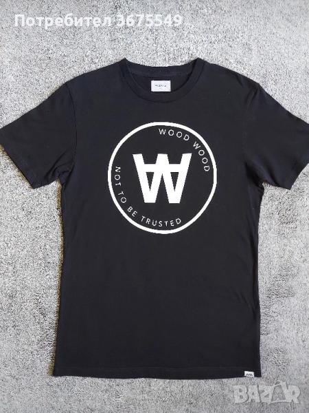 Мъжка тениска Wood Wood - размер S, снимка 1