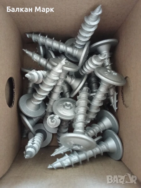 Винтове с широка периферия за дърво,дървени конструкции,огради , навеси,10х50– 25бр, снимка 1