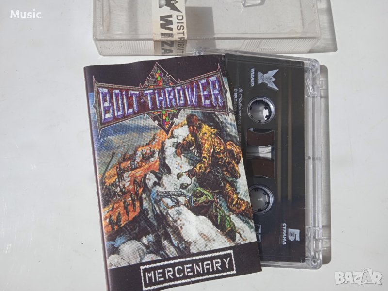 ✅Bolt Thrower ‎– Mercenary - оригинална касета Wizard, снимка 1