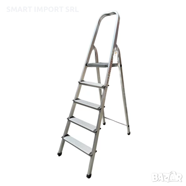 Алуминиева сгъваема KMH0105 стълба, 5 стъпала, снимка 1