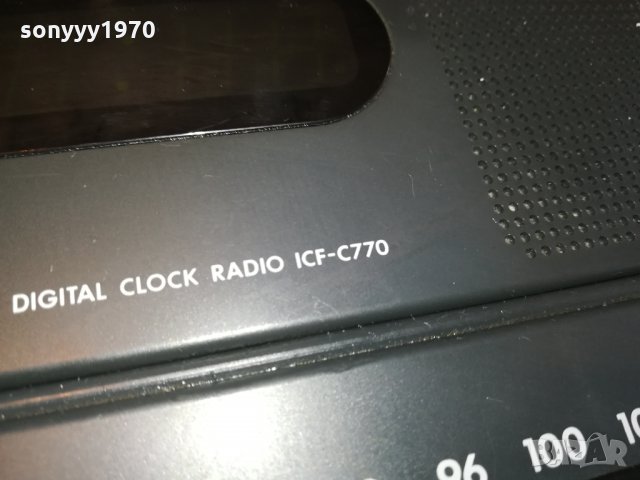 SONY ICF-C770 RADIO CLOCK MACHINE 0203221635, снимка 7 - Радиокасетофони, транзистори - 35971291