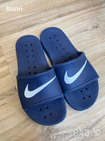 Оригинални спортни тъмно сини чехли Nike! 37 н