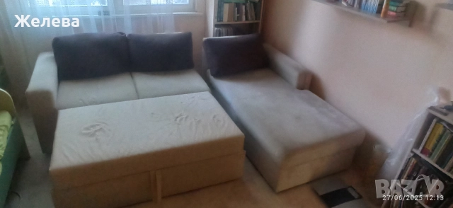 Холов диван с подматрак, снимка 2 - Дивани и мека мебел - 51964356