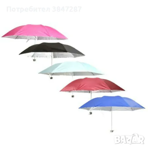  Разноцветен, стилен и компактен сгъваем чадър , снимка 4 - Други стоки за дома - 49161845