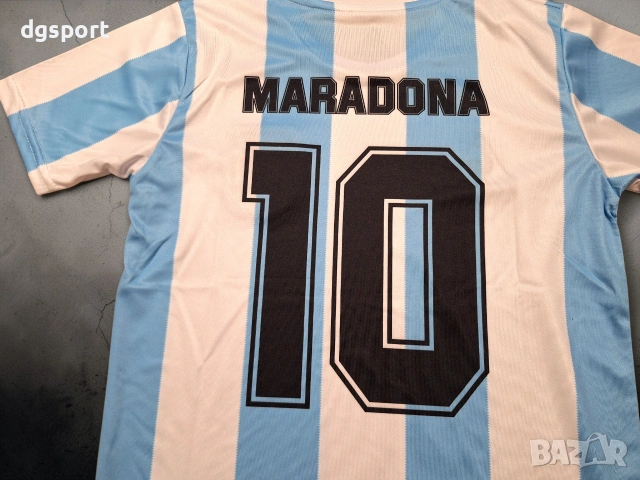 Детски екип на МАРАДОНА # Аржентина #ретро модел 1986!!!, снимка 3 - Футбол - 53118102