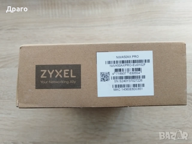 Безжична точка за достъп ZYXEL NWA50AX PRO, WiFi6, AX3000, PoE, снимка 3 - Друга електроника - 51000695