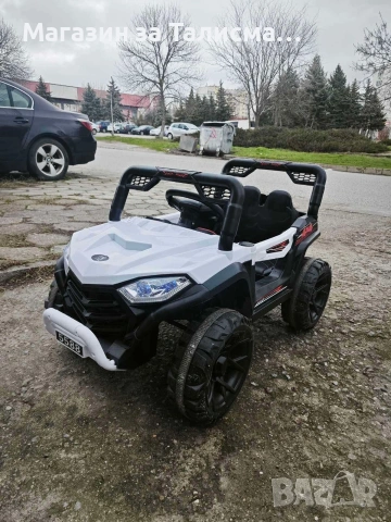 Акумулаторен джип FAST UTV бял TEXAS, снимка 7 - Детски колички - 53536870