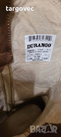 мъжки каубойски кожени ботуши дуранго 46 номер, снимка 3 - Мъжки ботуши - 52357294