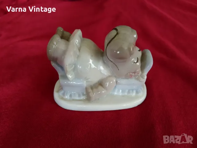 Порцеланова статуетка Хипопотам, снимка 2 - Колекции - 49297068