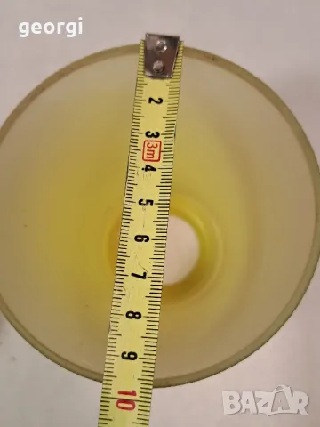 ретро жълти плафони за лампа или полилей 6/1, снимка 5 - Настолни лампи - 49279069