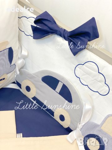 Cars Set Комплект за бебешко легълце с колички, вариант  11 части , снимка 2 - Спално бельо и завивки - 41501800